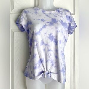 Cat & Jack T-Shirt Purple/White Tie-Dye